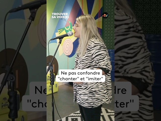 Ne pas confondre "chanter" et "imiter" #TrouverSaVoix #Chant #École