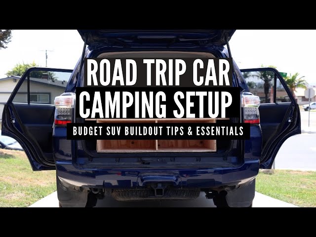Camping Out of Our Car for 1 Week | Our Ultimate Road Trip Set Up