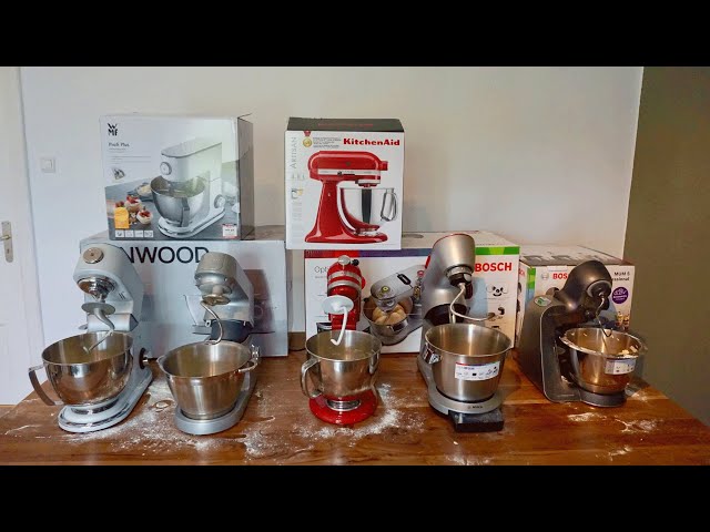 Best Stand mixers 1/2 - 5 appliances in practical test (WMF, Kenwood, KitchenAid & 2x Bosch)