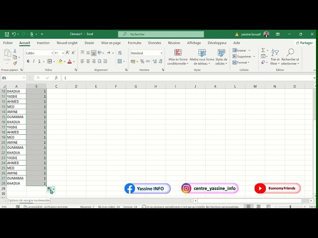 Excel : Ajouter les lignes vide Automatique