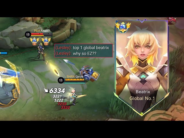 GLOBAL LESLEY WANT TO DELETE MY BEATRIX😭(must watch) -MLBB