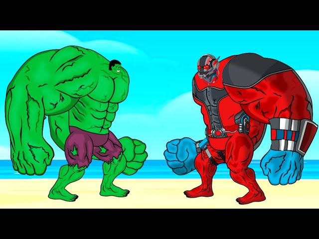 Evolution of HULK, SPIDER-MAN Vs Evolution of ANT-MAN : Who Is The King Of Super Heroes ?