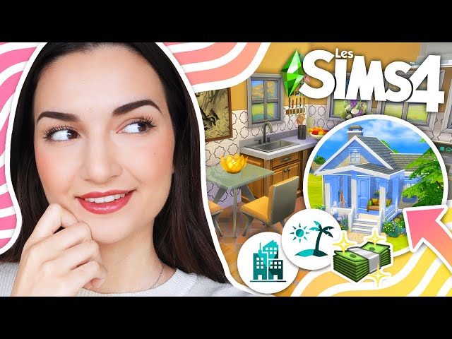 Rénover avec un BUDGET et 4 PACKS IMPOSÉS ! 🤯 Je rénove VOS maisons | Sims 4