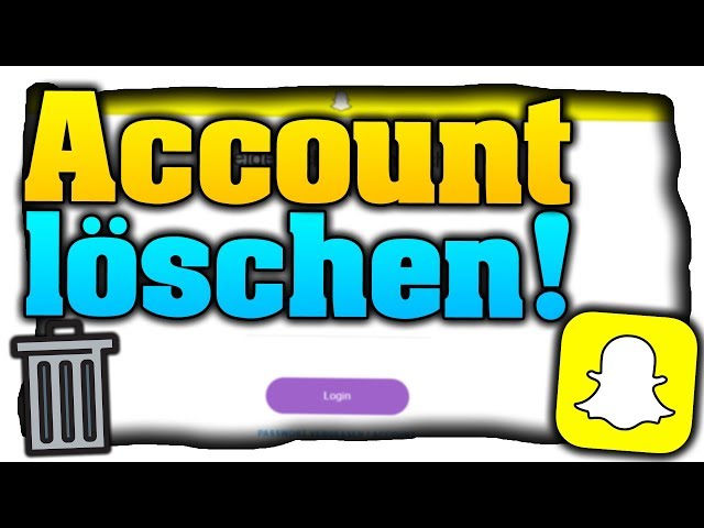 Snapchat Account löschen am Handy/PC - Tutorial (Deutsch)