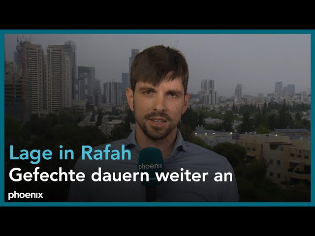 ZDF-Korrespondent Philip Kuntschner zur Lage in Rafah | 10.05.24