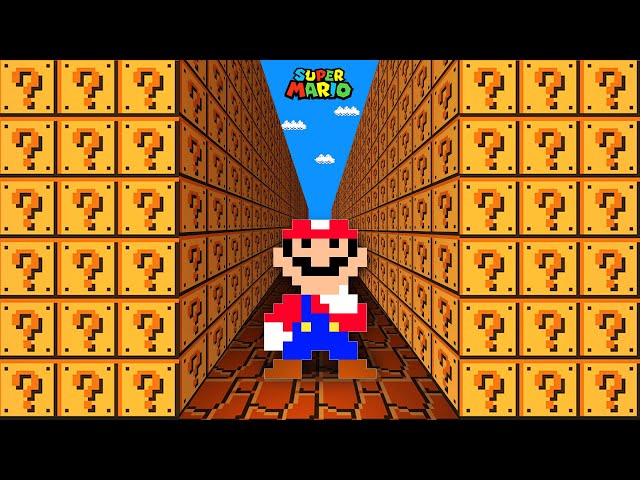 Super Mario Bros. but there are MORE 1.000.000 Item Blocks. Part 2 (ALL EPISODES)
