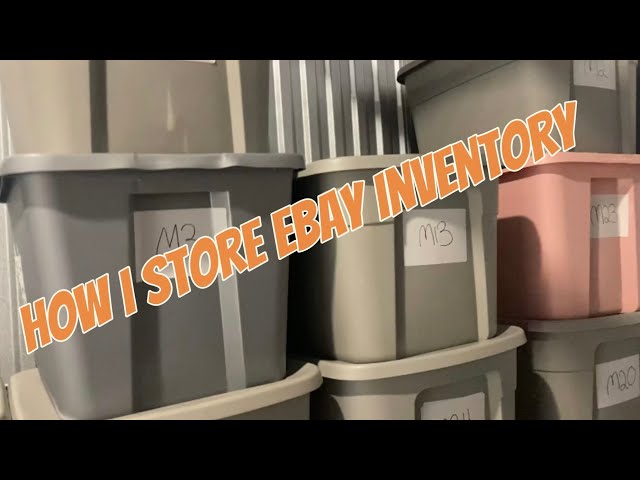 How I Store My EBay Inventory and Pull Orders