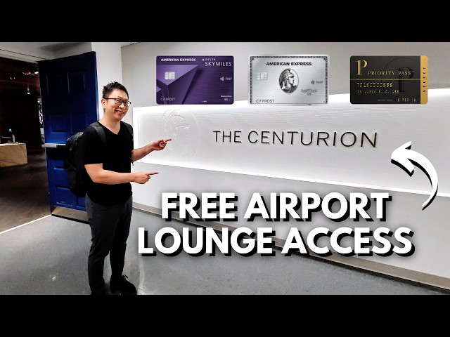 Best Credit Cards for Airport Lounge Access 2024 | American Express Cards Edition