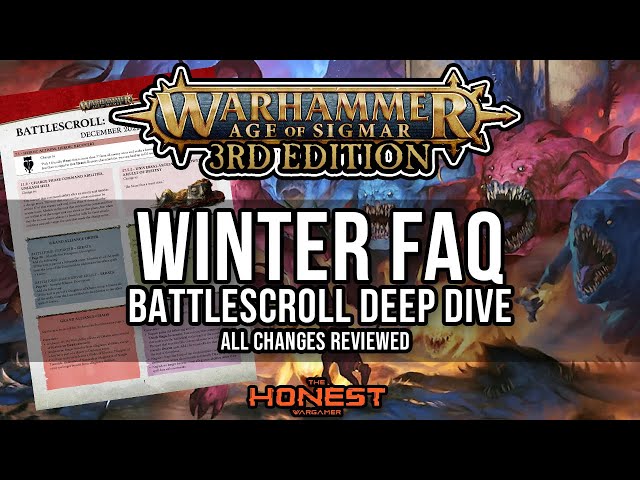Battlescroll: The Warhammer Age of Sigmar 3.1 FAQ Deep Dive | The Honest Wargamer