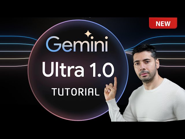 How to Use Gemini AI Ultra by Google Tutorial ✦ Gemini Advanced Crash Course for Beginners