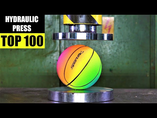 Top 100 Best Hydraulic Press Moments ASMR VERSION VOL 3 | PURE SOUND Satisfying Crushing Compilation