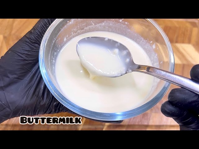 MAKE BUTTERMILK AT HOME IN 1-10 MINUTES!