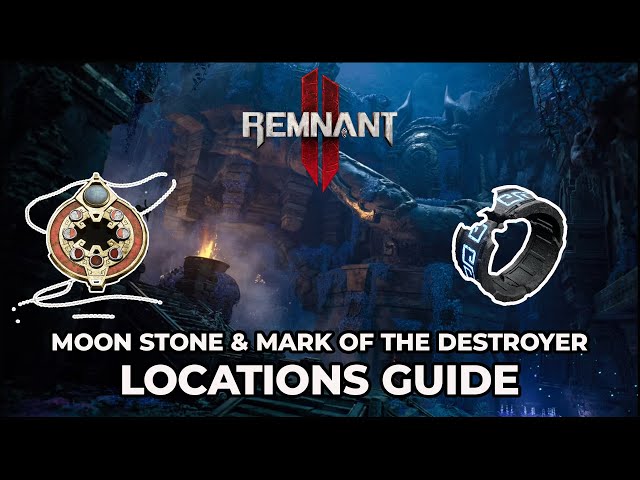 Remnant 2 - The Forgotten Kingdom - Moon Stone & Mark of the Destroyer Ring - Moon  Floor Puzzle