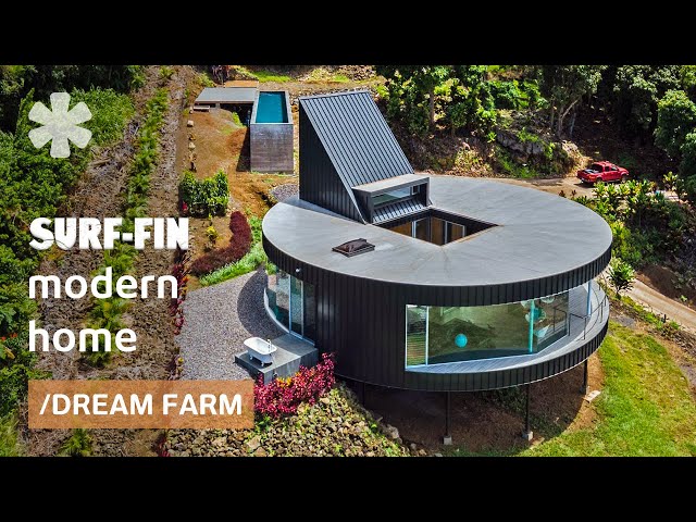 Professor-turned-farmer's Circular Home perches over ideal live-work homestead
