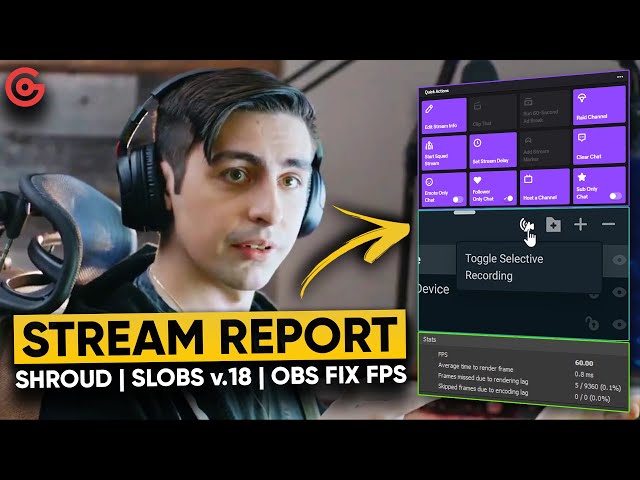 Shroud leaves Twitch, Selective Recording in SLOBS, OBS Fix 95% GPU - Stream Report