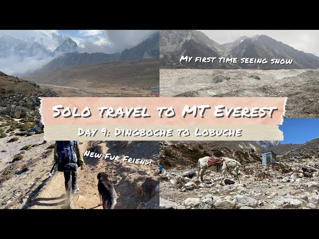 Mt Everest Base Camp 2022 | Day 9:  Dingbuche to Lobuche