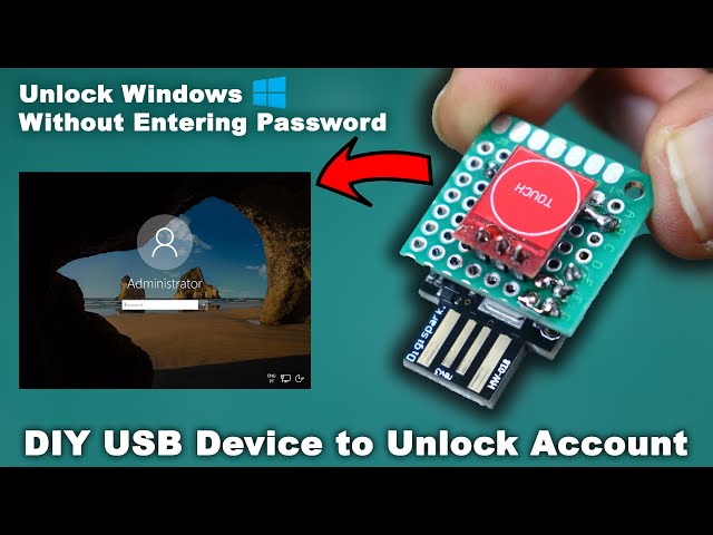DIY USB Device to Unlock your Account by Touch ATtiny85