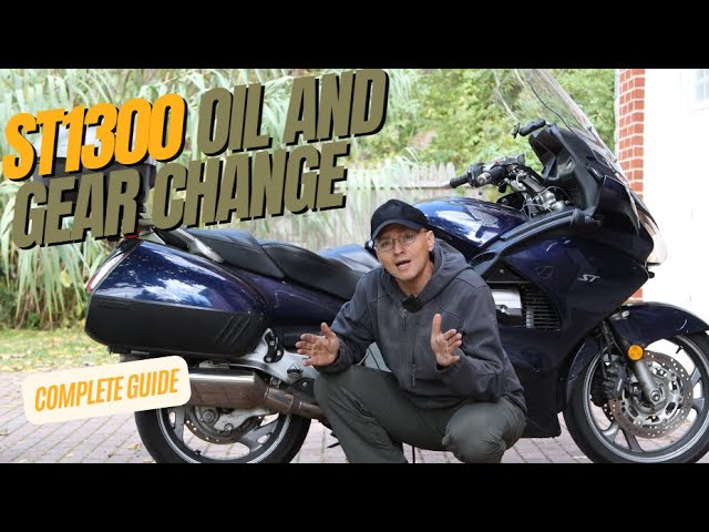 Complete Guide: Changing Engine Oil and Gear Oil on a Honda ST1300 Pan European