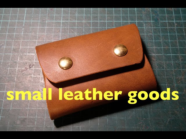 making the simplest leather wallet requires no stitching leather crafting