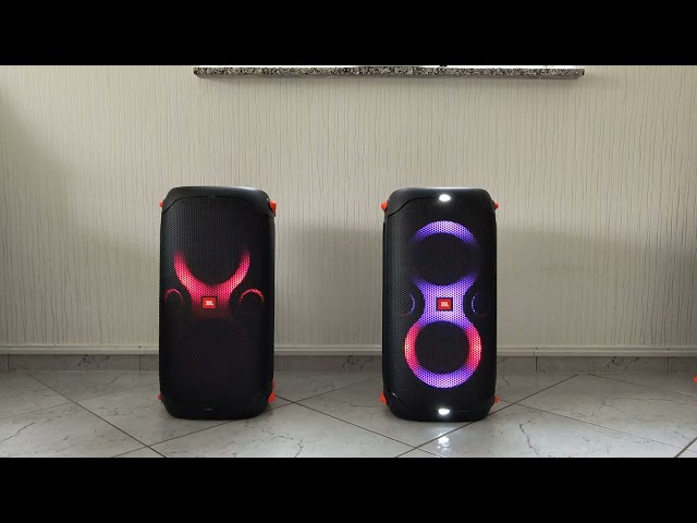 JBL PARTYBOX 110 Sound 25 % Volume and Light Show