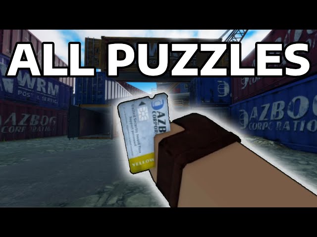 ALL KEYCARD PUZZLES IN FALLEN (Updated with  Industrial Port)