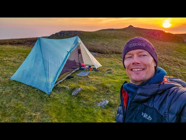 A LITTLE FELL WITH BIG VIEWS..LAKE DISTRICT SOLO WILDCAMP.