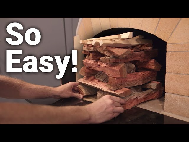 The New "FIRE & FORGET" Firing Method for your Wood Fired Pizza Oven!