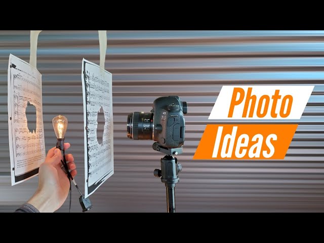 Creative Photo Ideas With Paper