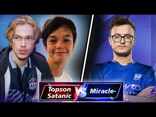 Topson & Satanic vs Miracle: Ranked Dota2 Gets Spicy!