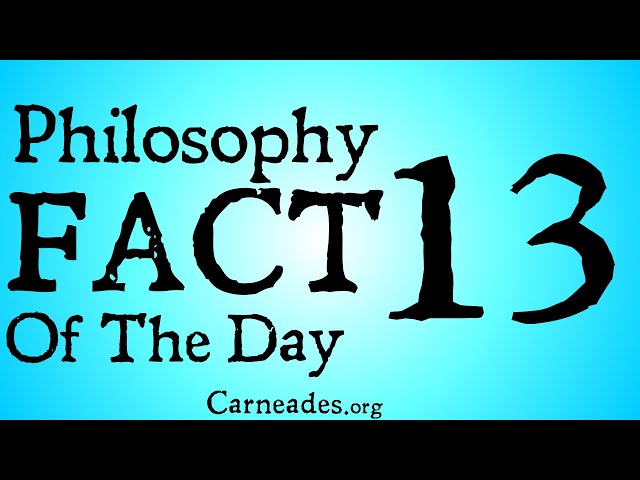 Philosophy Fact of the Day 13 #Shorts