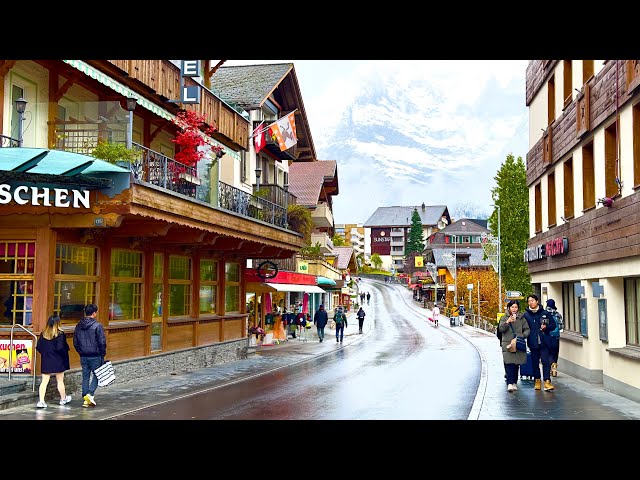 GRINDELWALD , Beautiful Village In Switzerland 🇨🇭 Swiss Valley