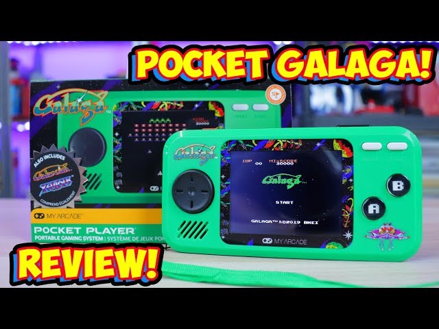 My Arcade Pocket Player Galaga, Galaxian & Xevious Review! Cheap Handheld!