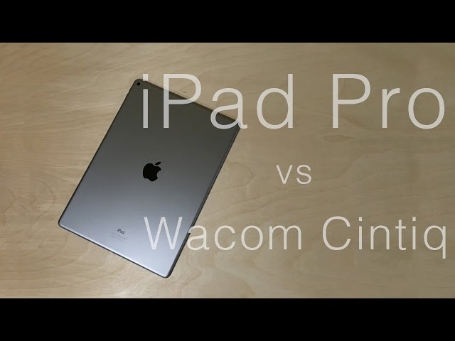 iPad Pro vs  Wacom Cintiq idea!
