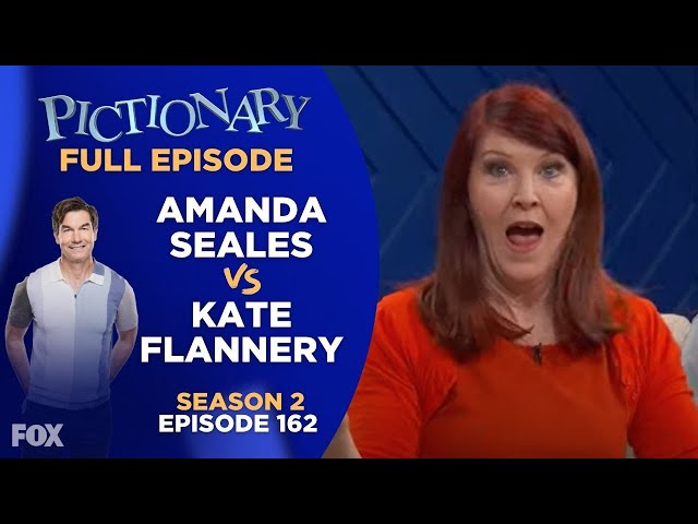Ep 162. Aqua Art | Pictionary Game Show- Full Episode: Amanda Seales & Kate Flannery