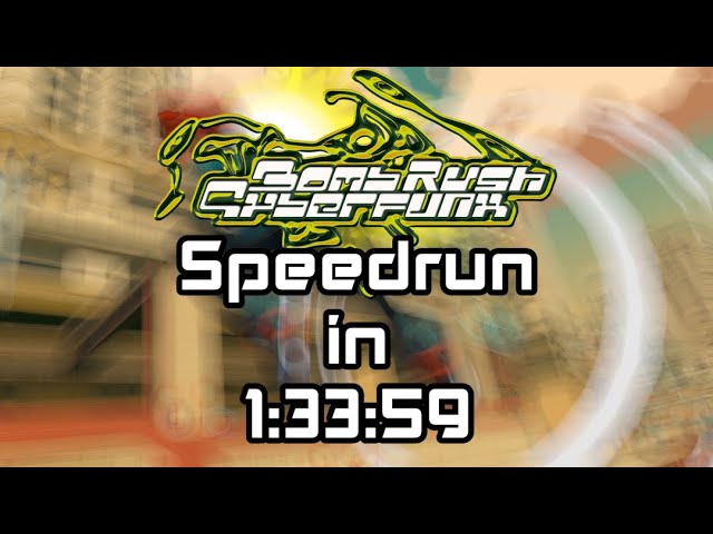 Bomb Rush Cyberfunk Any% Speedrun (in 1:33:59)