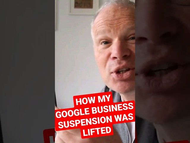 When Google Business Profile Suspension was Lifted - My Powerful Story