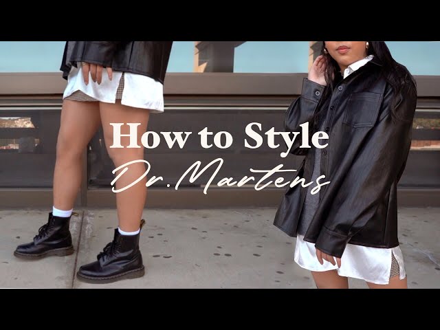 How to Style Doc Martens | Fashion Lookbook with 4 Wearable Outfits