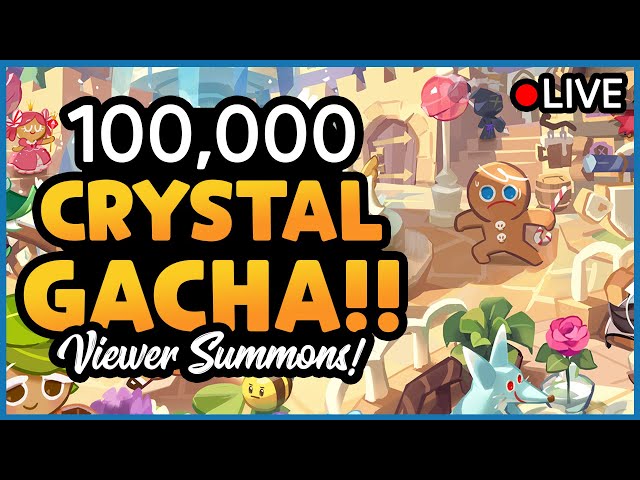 100,000 Crystal Gacha Session & Gameplay! -Cookie Run Kingdom