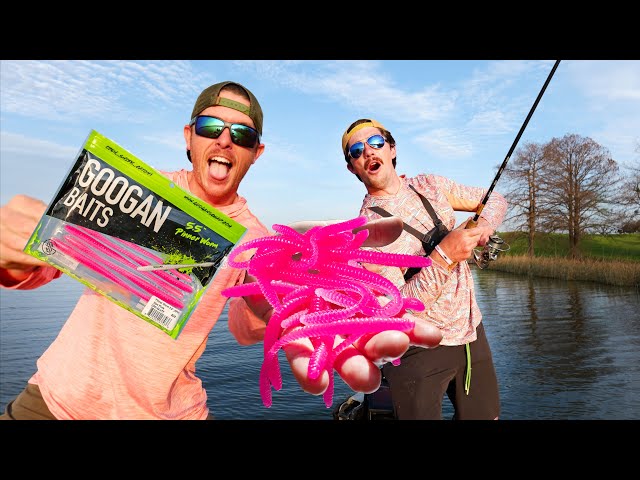 Fishing Hot Pink Worms with Jon B
