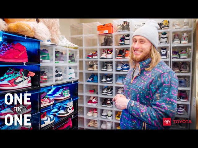 1-on-1: George Kittle Takes You Inside His Shoe Closet | 49ers