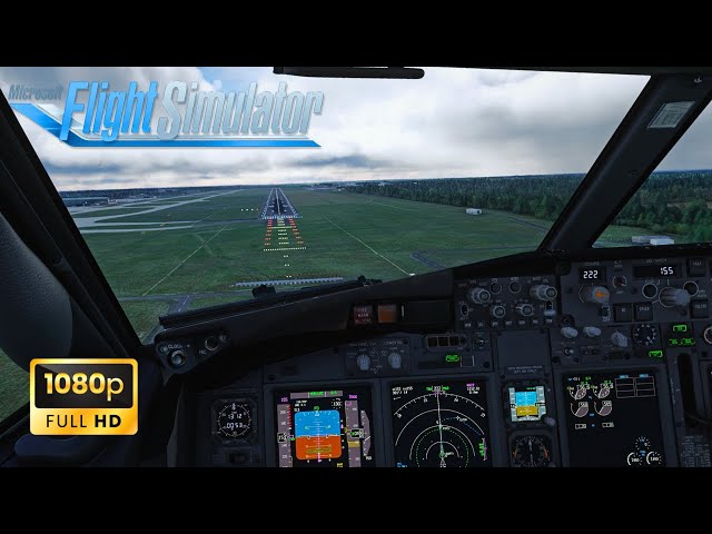 Amazing CROSSWIND LANDING in STANSTED | Ryanair PMDG 737-800 | Microsoft Flight Simulator 2020