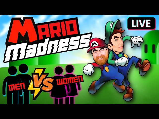 MARIO MADNESS Live Stream Men vs Women