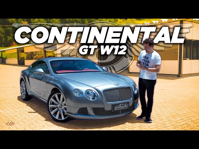 UM MONSTRO W12 NO ACELERADOS! Gerson acelera o ícone Bentley Continental GT de 575 cv!
