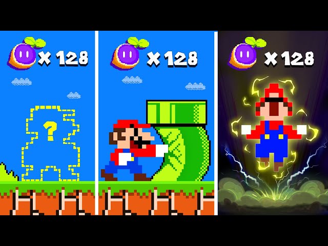 Super Mario Bros. But Every Seed Makes Mario BECOME God Mode (All Episodes)