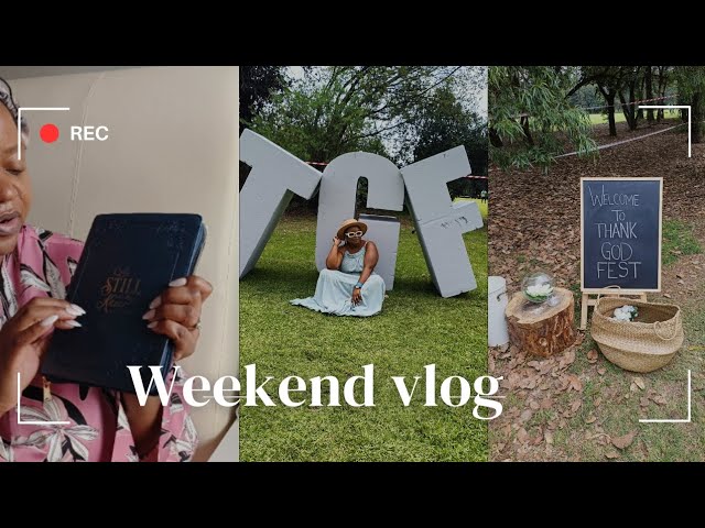 Weekend Vlog: Morning Routine || Attending Thank God Fest || Devotions Haul