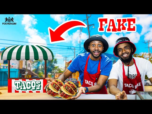 DARKEST and SHARKY Taco Stand (FAKE EMPLOYEE)