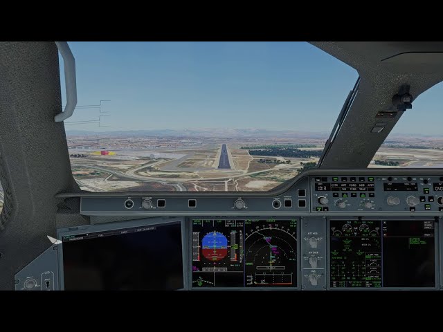 Madrid LEMD Landing | FlightFactor A359 | XP12