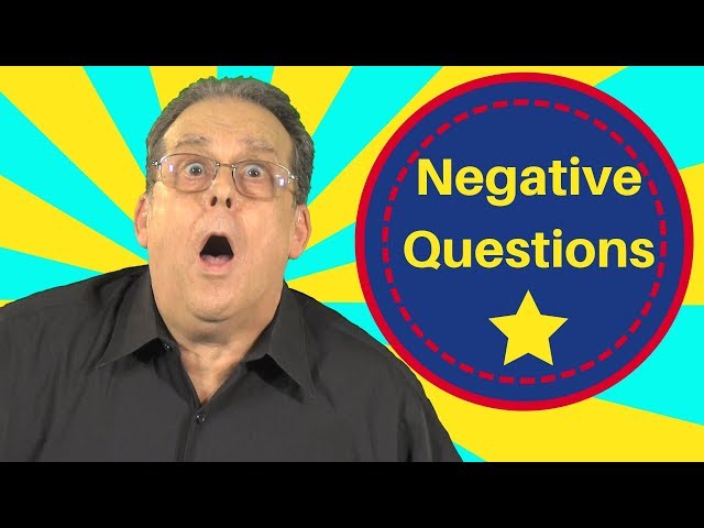 Negative Questions in English. Are you making mistakes?
