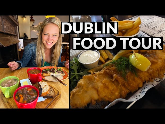 Dublin, Ireland Food Tour | Eating Irish Food (Boxtys, Irish Stew & Fish & Chips)