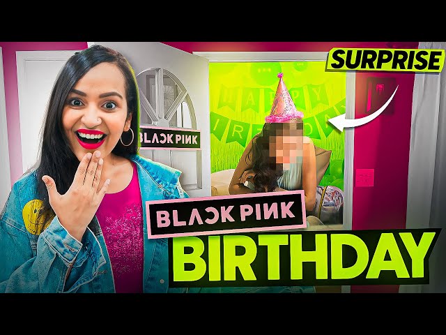 I broke into BLACKPINK Birthday of my SUBSCRIBER 🖤💗 & she had NO IDEA